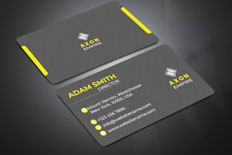 design modern business card with print ready source files