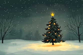 draw christmas card, greeting card, holiday invitations
