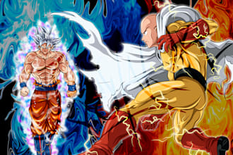 commission goku vs saitama