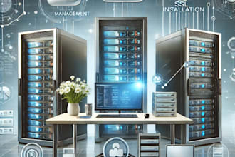 manage webhosting, domains, dns, SSL, email, ftp and servers