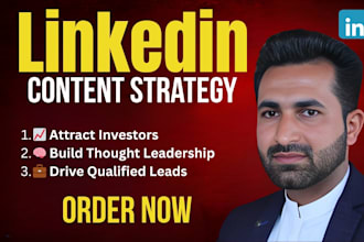 create a linkedin content strategy for saas founders and startups