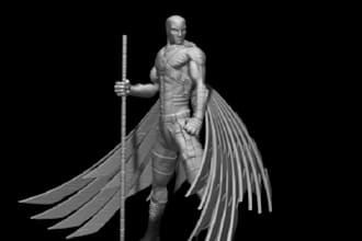 model custom action figures, rpg character sculpting, fantasy sculpt, 3d print