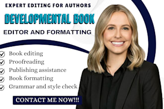 proofread, format fiction novel, memoir, romance developmental book editor