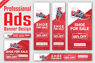 design amazing web banner and web ads