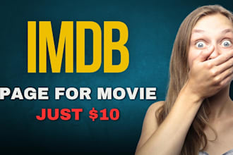 create and update imdb page for your movie