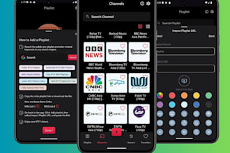 develop iptv android app