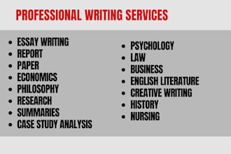 do argumentative, reflective, persuasive and informative essay and assignments
