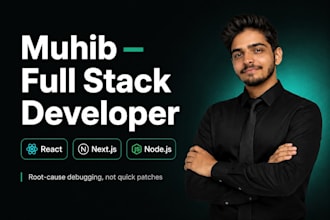 fix react nextjs and nodejs bugs or errors fast