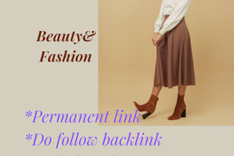 do fasion guest post,do follow guest post,niche edit