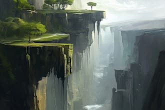 create a environment concept art for you