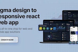 convert figma design to responsive react web app