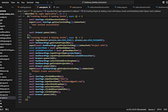 do QA automation for your website, mobile android, IOS