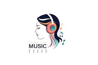 make awesome mascot music brand logo