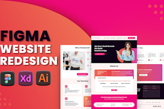 design a stunning website redesign in figma for your business