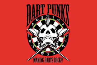 design unique punk rock music logo