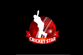 make enhance modern cricket brand logo