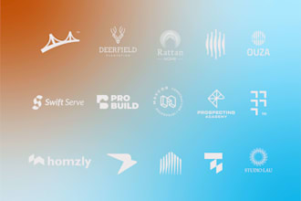 design a modern logo in abstracted style
