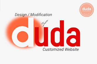 design, build and develop website using duda builder