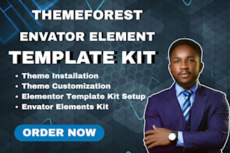 install, customize themeforest, envato elements wordpress theme, and demo import