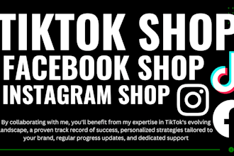 setup tiktok shop usa facebook shop instagram shop listing for non usa uk