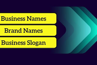create catchy business names, slogans, and designs