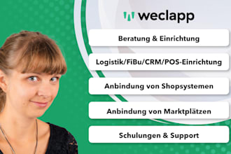 help you with weclapp