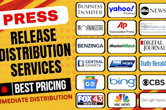 write a press release and press release distribution to yahoo
