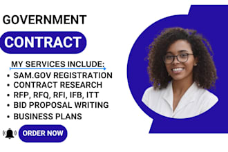 do winning government contract bid proposal, rfp,rfq, non profit grant and 501c3