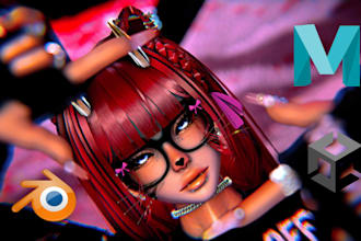 do vrchat avatar, vr character, vrc avatar, vtuber, vrc chat avatar, anime model