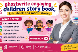 ghostwrite engaging christian children story book, kids ebook and moral stories