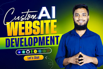 do custom website development,front end developer,chatgpt,ai agent,full stack
