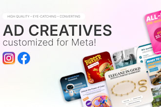 design customized ad creatives for meta