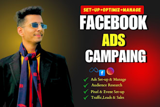 setup facebook ads campaign for seles with targeted audience