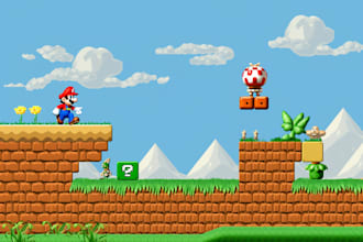 develop 2d, 3d single and multiplayer game development for android, IOS, web, PC