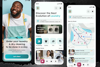 develop handyman app, home service app, cleaning app, laundry app, plumbing app