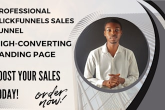 build a clickfunnels landing page sales funnel and website in clickfunnel