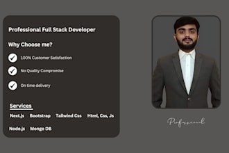 be your professional mern stack developer