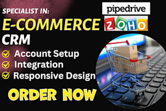 setup omnisend zoho salesforce pipedrive hubspot keap klaviyo ecommerce crm