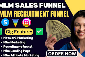 mlm recruitment funnel, mlm sales funnel mlm network marketing for your business