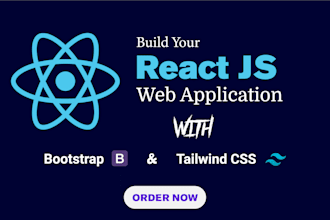 develop responsive HTML CSS react js website for you