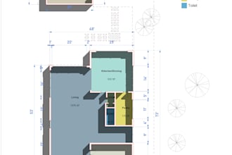 redraw floor plan for real estate agent