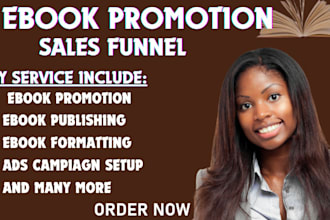 do ebook promotion publishing formatting facebook amazon kdp ads for book writer