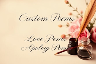 write custom poem, love poem, apology poem for love occasion