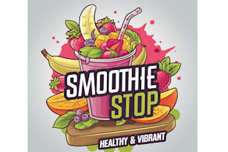make particular fruit juice logo