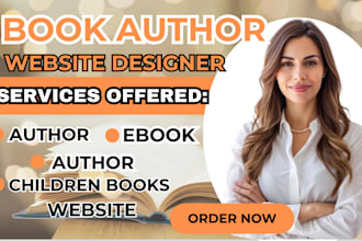 build book author website children book website design ebook website