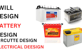 design battery design circuit design solar illustration