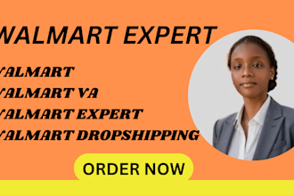 be your walmart dropshipping VA and help with walmart account approval