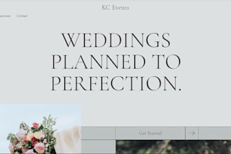 design, redesign wix wedding invitation, event, photographer wix website