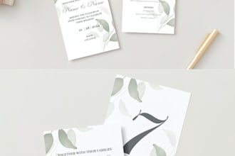 design business cards, birthday invitations, wedding invitations and more