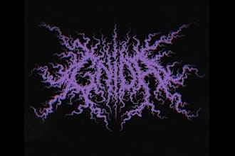 design a modern logo for your metal or rock band